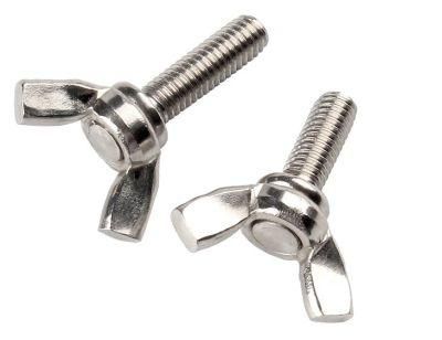 M3-M6 304 Stainless Steel Butterfly Screw Butterfly Yuanbao Bolt Sheep Horn Screw Butterfly Hand Screw