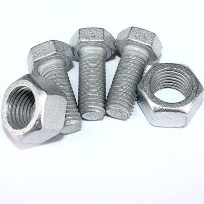 Grade 8.8 10.9 ASTM A325 GB DIN-933 931 High Strength Hot DIP Galvanized Hex Bolt and Nuts