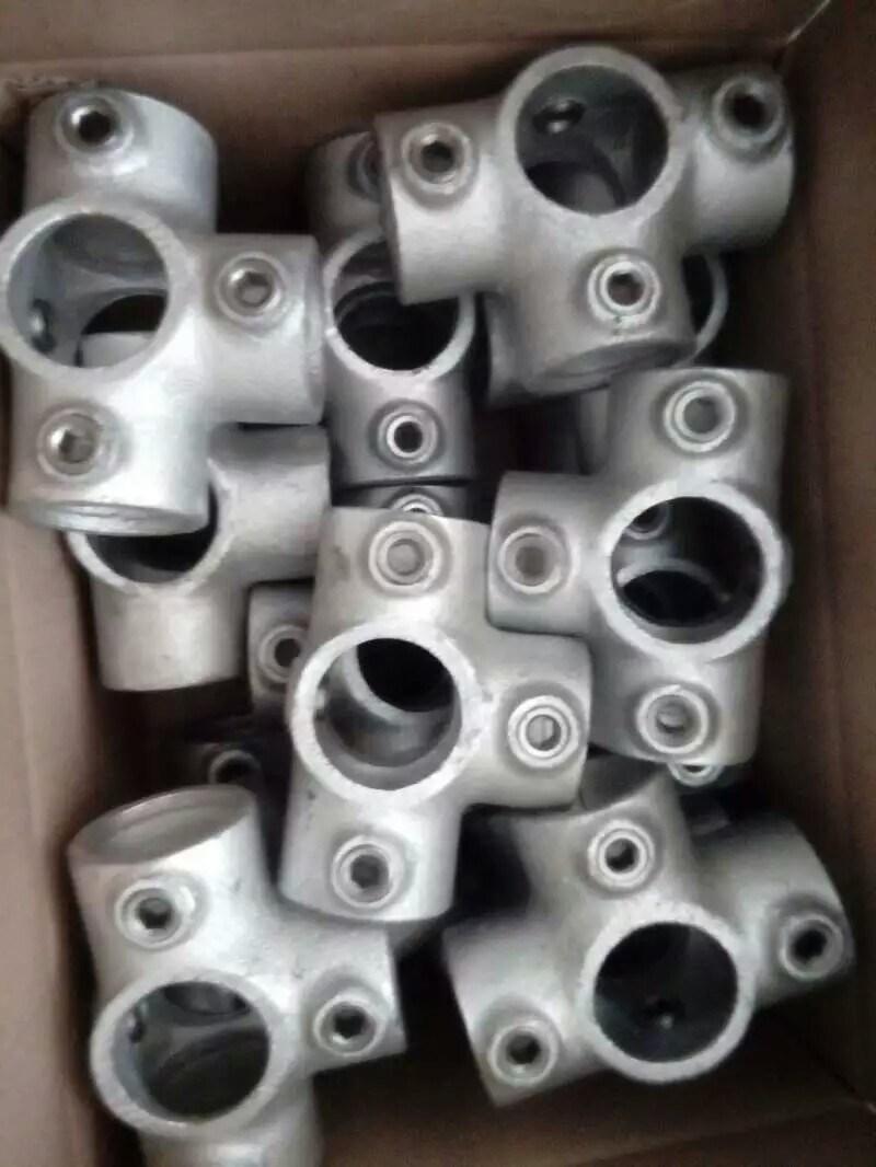 Cast Malleable Iron Handrail Fittings Pipe Clamps Fittings Tube Clamp for Handrail