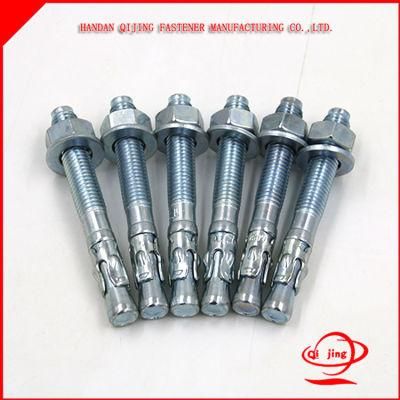 HDG / Zp Stainless Steel /Carbon Steel Wedge Anchor Bolts Expansion Anchor with Hook/Eye/Nut