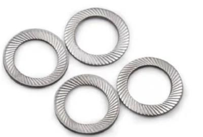 DIN128 Standard Curved Wave Single Coil Spring Lock Washers GB7045 Curved Spring Serrated Tooth Stainless Steel Star Flat Lock Washers