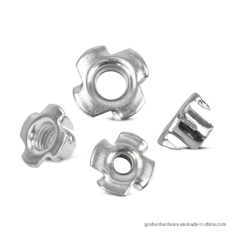 Color Zinc-Plated Four Claw Nut