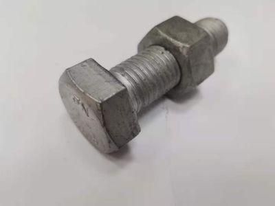 HDG - Carbon Steel-Grade8.8sb-M10*30 - En15048-Sb-Hex Bolt (Hexagon Head Bolt)