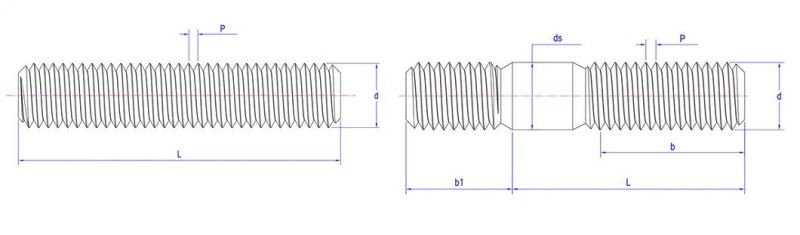 PTFE ASTM A320 L7/L7m Stud Bolt