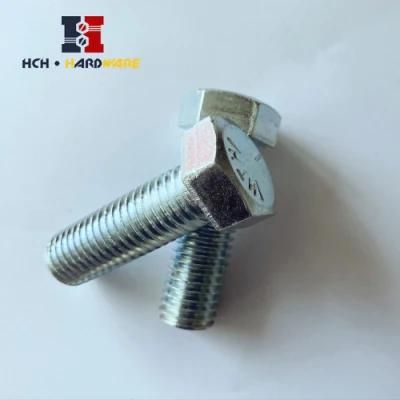 SS304 SS316 DIN933 DIN931 Stainless Steel Hexagon Head Full Threaded Bolts