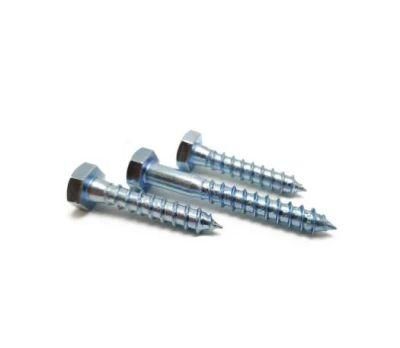 DIN571 Screw Galvanized Hexagon Head Wood Screw