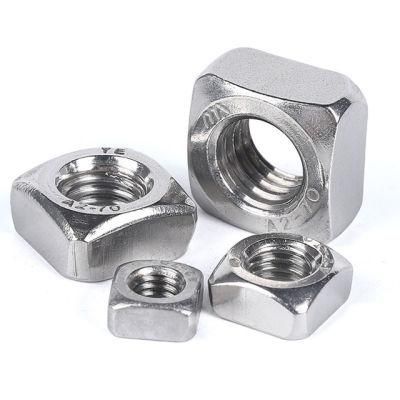 DIN557 Square Nuts M16 Zinc Plate Stainless Steel Wing Nut Bolt and Nut Stainless Steel