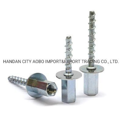 Factory Direct Concrete Screw Anchor Bolt Drop Flange Cement Bolt Cement Trim Thread Anchor