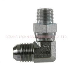 5701 -37 Jic Male to Nptf Male Swivel 90 Degree Elbow SAE J514 Carbon Steel Pipe Fitting
