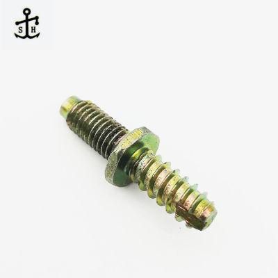 Zinc Plated Wood Screw Double Ended Head Threaded Self Drilling Screw for Furniture Made in China