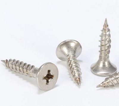 High Quality Stainless Steel Zinc Plated Double Csk Head Pozi Wood Chipboard Screw