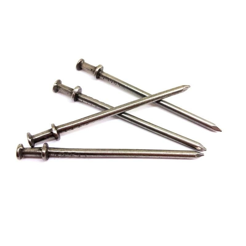 High Quality Duplex/Double Hat Polished Nail