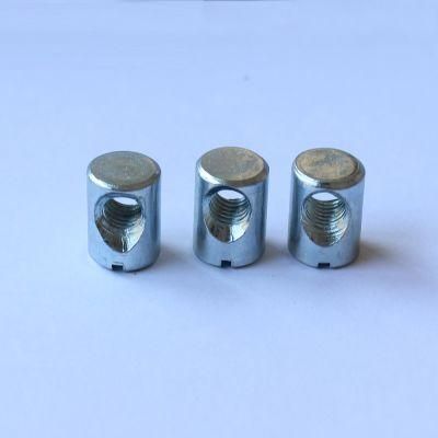 Zinc Alloy Furniture Screw-in Nut Threaded Furniture Wood Insert Nut