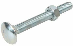 DIN603 Carbon Steel M8 Carriage Bolt with Zinc Plated