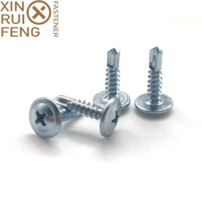 Fast Delivery Time White Zinc Self Tapping Screw Truss Head Self Drilling Nail
