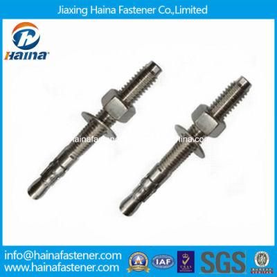 M8*80 Stainless Steel 304 Wedge Anchor Bolt for Concrete