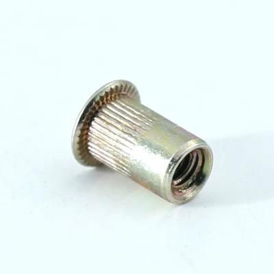 Flat Head Rivet Nut M4-M12 Zinc Plated
