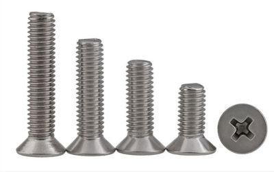 GB/T819 316 Cross Recessed Countersunk Head Screws
