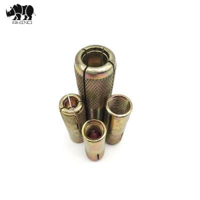 M12 Yellow Zinc Drop in Anchor