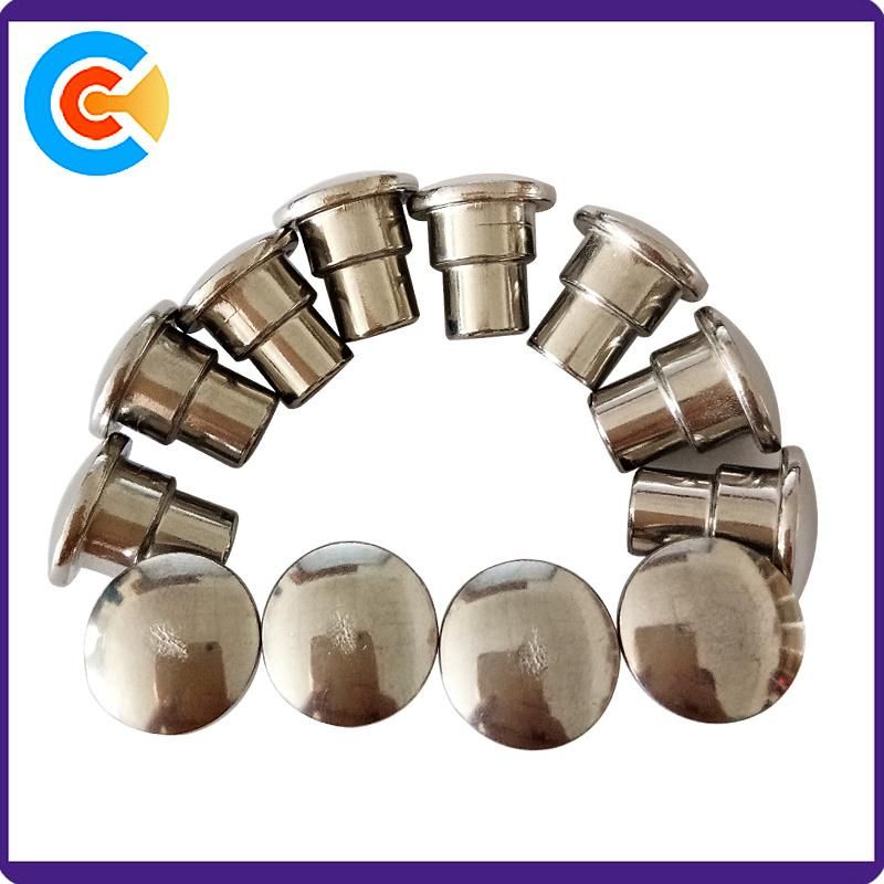 Non-Standard Fasteners Rivets Mushroom Head Semi-Tubular Rivets