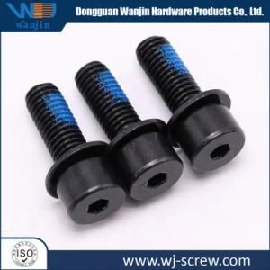 Black Oxide Steel Allen Hex Socket Cap Head Machine Screws with Flange Head