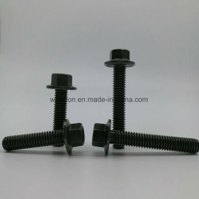 Hexagon Head with Flange Serrated Bolt with Full Thread