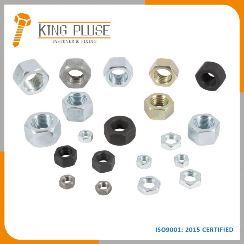 High Quality Self-Locking Black DIN 934 /2h Hex Nut