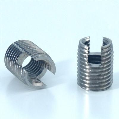 China Factory Price Turning M3 M6X25 M8 M10 19mm Furniture Self Tapping Insert Threaded for Wood Metal Coil Spring Thread Insert