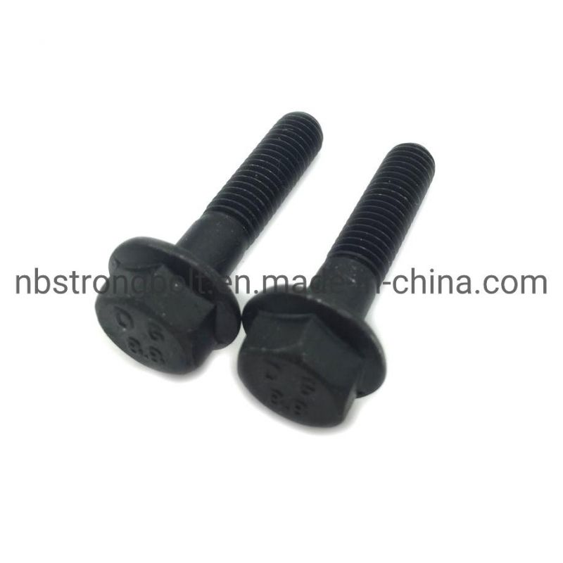 DIN6921 Screw Cl. 8.8 Black Oxid Hex Flange Bolt