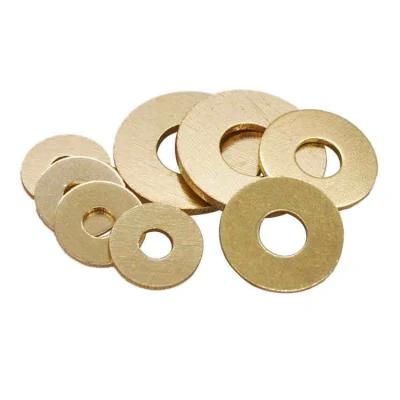 Flat Washer DIN125 M3 M4 M5 M6 M8 M10 M12 Brass Factory Customized Plain