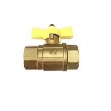 Gas Brass Hex Body 1/2-Inch Ball Valve
