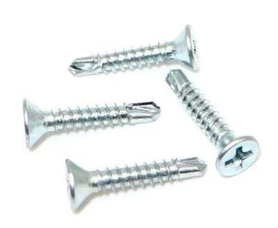 Zinc Plated Blue White Zinc DIN7504 Countersink Head Self Drilling Screw