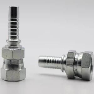 Double Hex Female 60 Cone Straight Swaged Hydraulic End Fittings