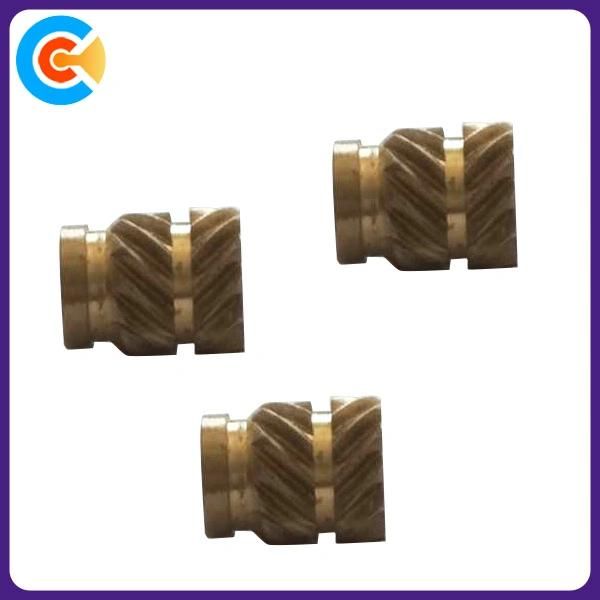 Brass 4.8/8.8/10.9 Rolled Copper Nuts for Railway Building/Machinery/Industry