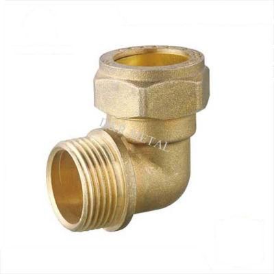 Brass Tee Elbow Quick Coupling Brass Pipe Fitting