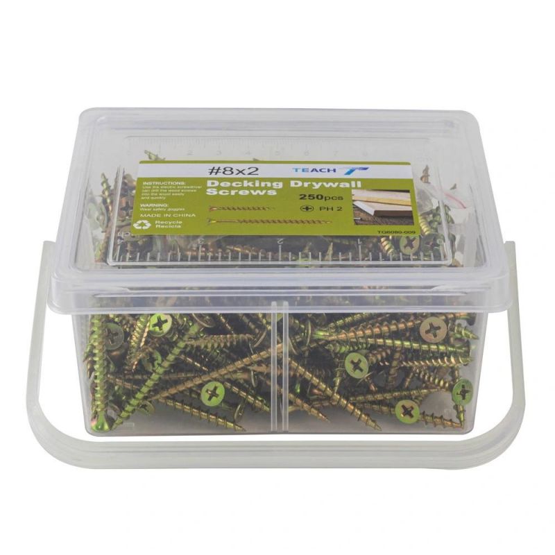 #8 Bugle Head Square Driver Gypsum Board Screws for Drywall Decking Self Tapping Drywall Screws