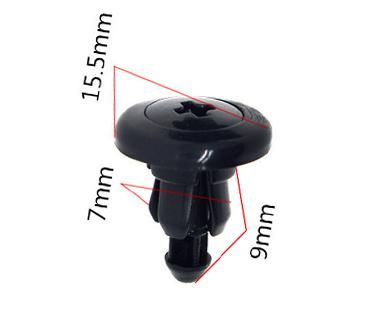 B127 Christmas Tree Clips Fasteners Automobile Plastic Clip