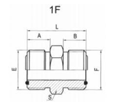 Male Hydraulic Adaptors Orfs Male O-Ring Hydraulic Hose Fitting Hydraulic Hose Ends