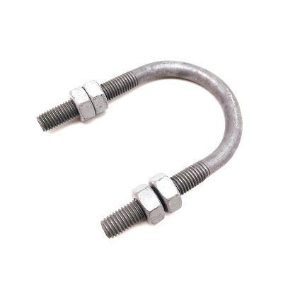 Stainless Steel 304/316 U Bolt with Double Hex Nut