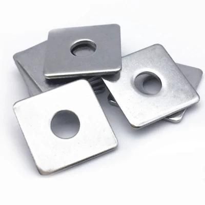 Stainless Steel DIN 436 A4 Hot Selling Square Washer for Wood Factory Direct SS304 Heavy Square Flat Washer SS316 Plain Square Washer