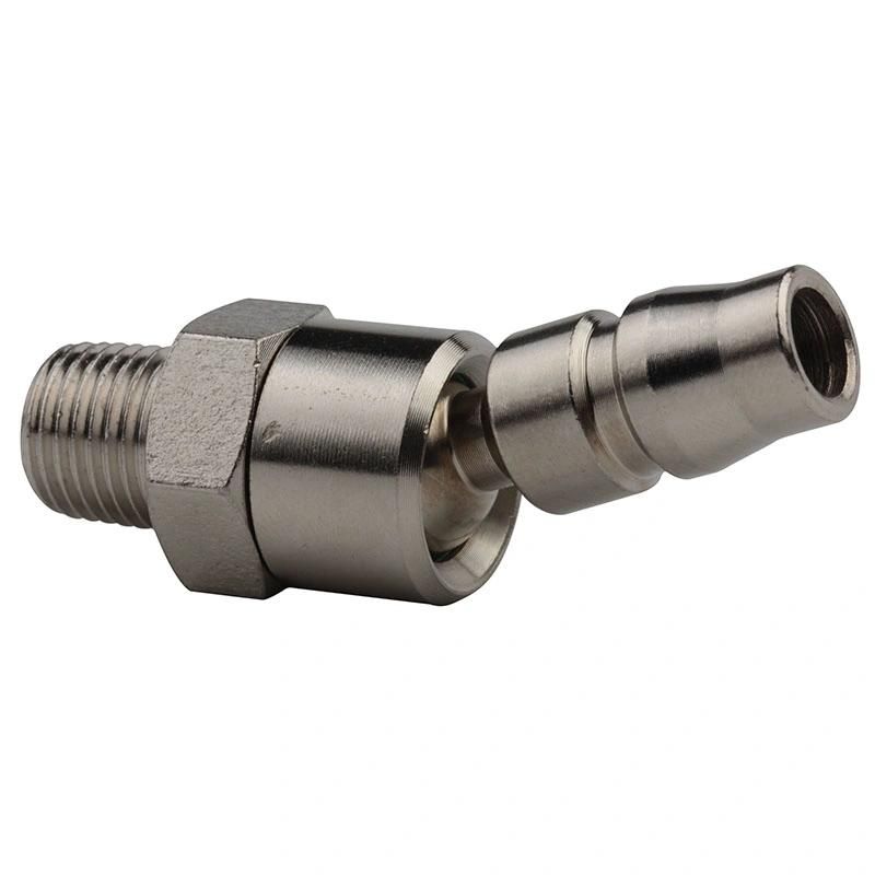 Xhnotion Pneumatic Nitto 360 Roated Quick Male 1/4 Swivel Air Tool Plug