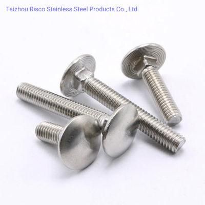 DIN603 GB512 ANSI SS304/316 Chinese Manufacturer Fastener Carriage Bolt