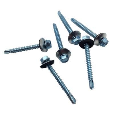 Hex Washer Hight Head Shoulder Under Head Post Ame Screw Type 17 Cut Point Assembled with Bonded Washer