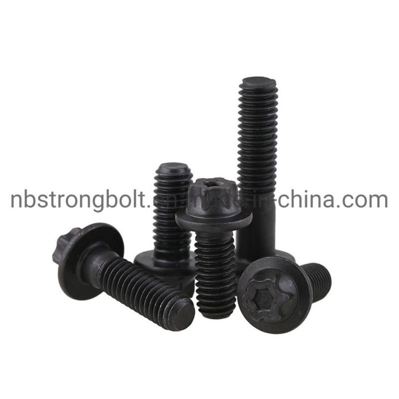 Steel Hexalobular Head Bolts with Large Flange DIN34801