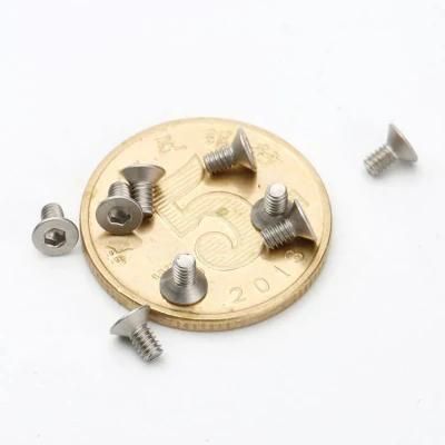 Mini Stainless Steel Flat Csk Allen Hex Socket Countersunk Screw