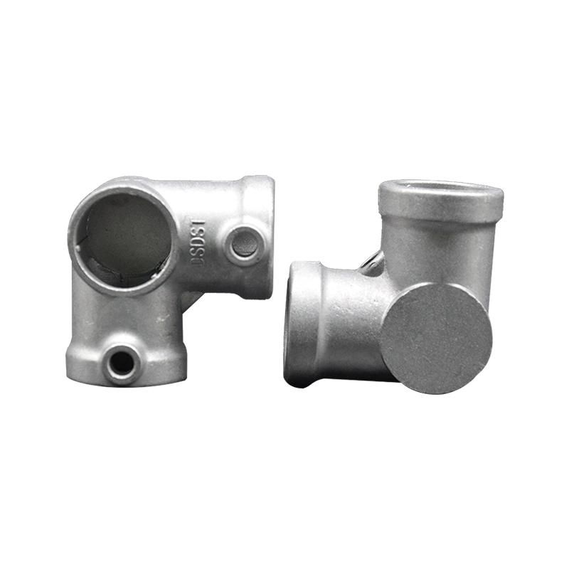 High Quality Equal Tees 3 Way Aluminium Key Clamp Pipe Fittings 1 Inch 90 Degree Elbow with Screws