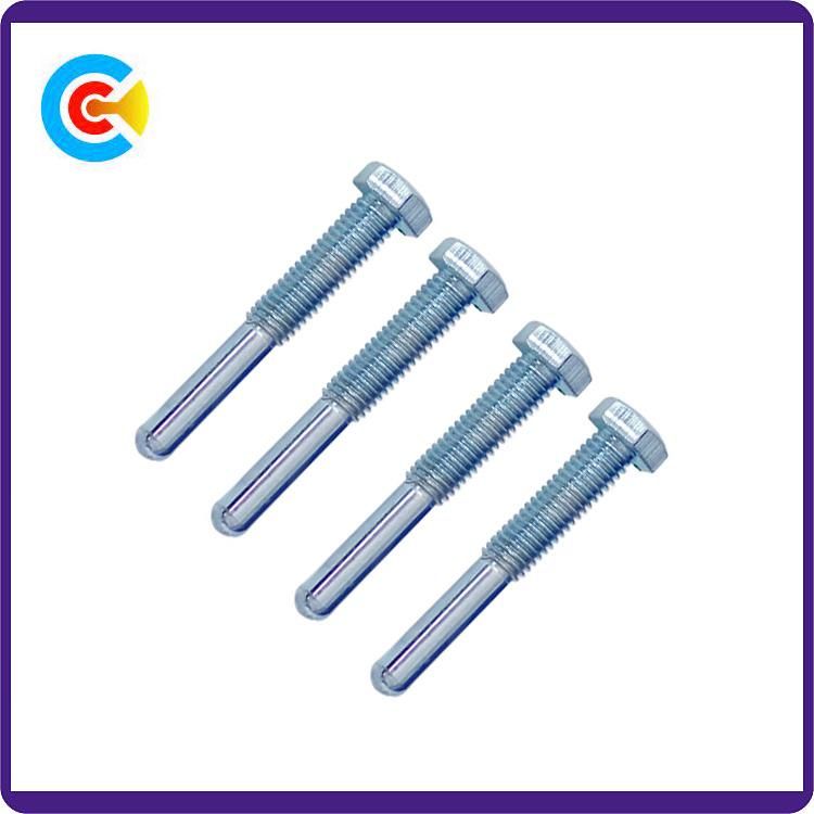 DIN/ANSI/BS/JIS Carbon-Steel/Stainless-Steel 4.8/8.8/10.9 Galvanized Non-Standard Six-Lobe Pin Screw for Building