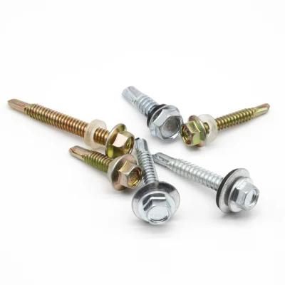 Self Drilling Screw for Roofing Lengths Hex Head Self Drilling Screw