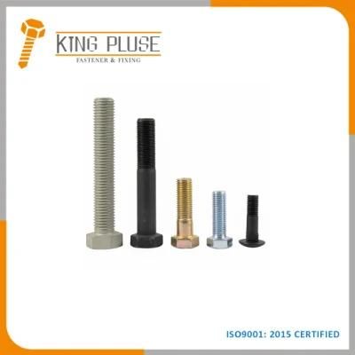 High Quality Fastener Hardware Grade 8.8 Stainless Steel Carbon Steel DIN931 DIN933 Hex Head Nut and Bolt
