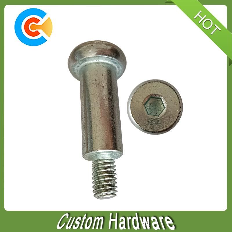 Carbon Steel Blue Zinc M6 Step Screws for Strollers